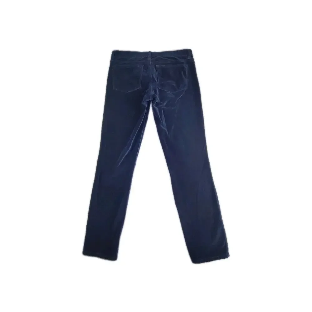 J.Crew Toothpick Corduroy Pants Women’s Size 27 Blue Skinny Cotton C22-107
